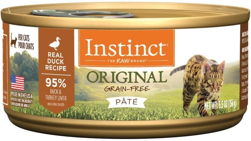 Instinct - 本能無穀物鴨肉貓罐頭 5.5oz