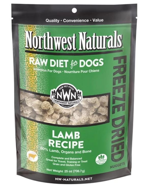 Northwest Naturals - 凍乾犬糧 羊肉配方 25oz