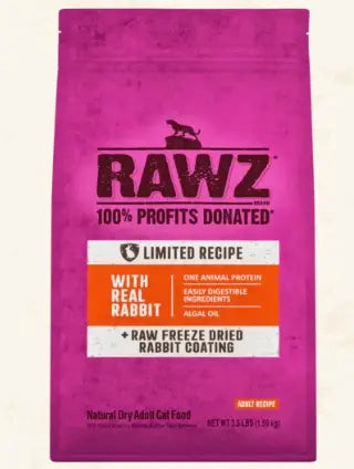 RAWZ-單一動物蛋白 兔肉成貓糧 3.5lb