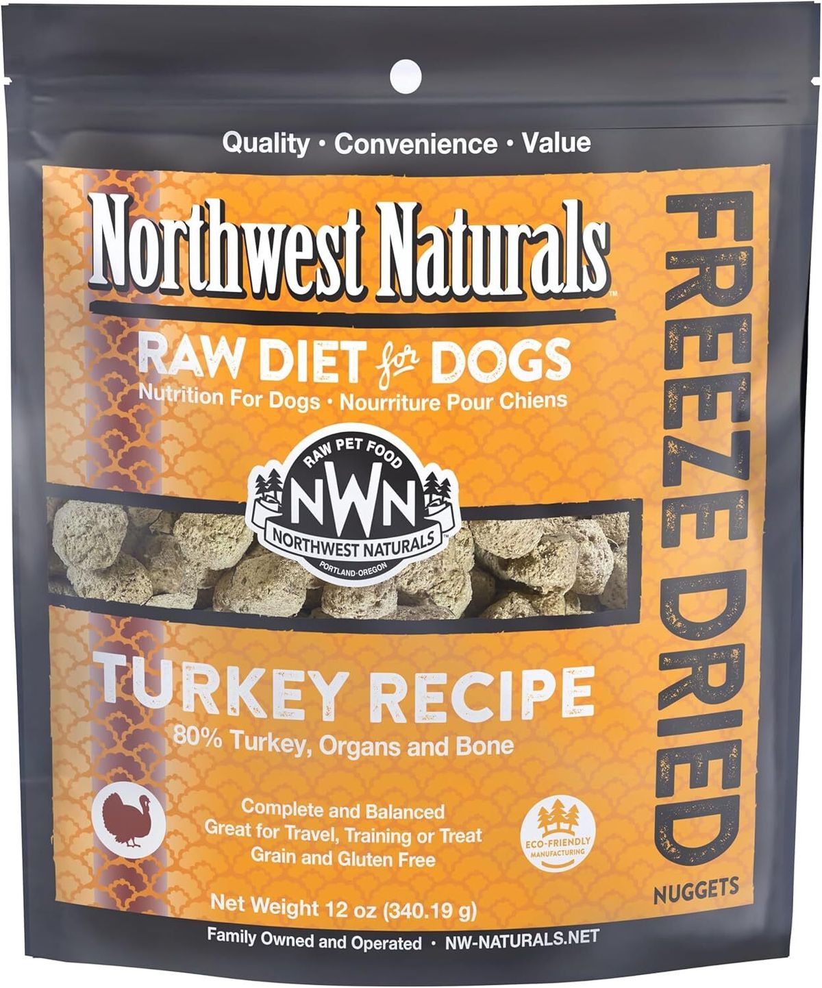 Northwest Naturals - 凍乾犬糧 火雞配方 12oz 主圖