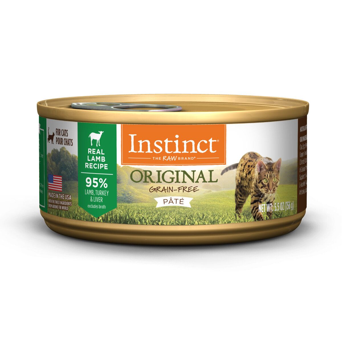 Instinct - 本能無穀物羊肉貓罐頭 5.5oz